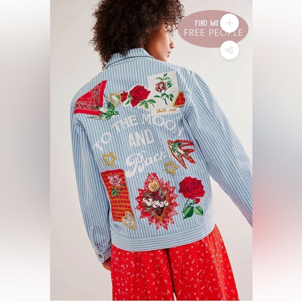 Free People Denim and Bone
ROMEO PATCHED JACKET - Picture 2 of 12